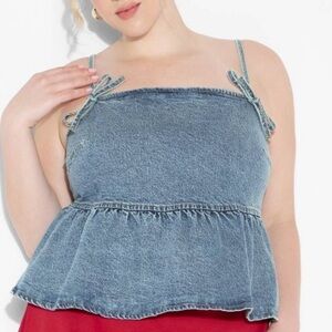 Denim Blue Women's Top